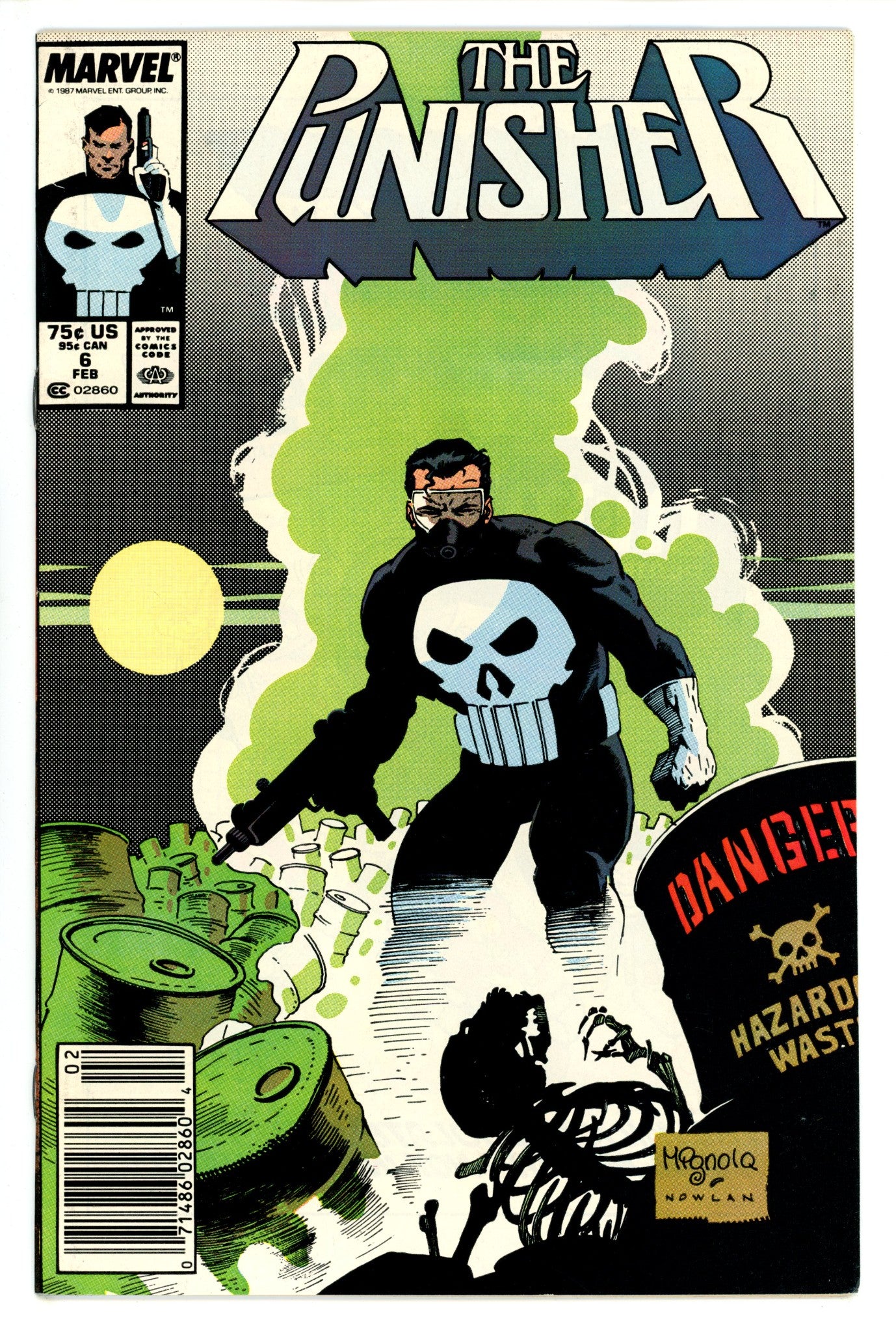 The Punisher Vol 2 6 Newsstand (1987)