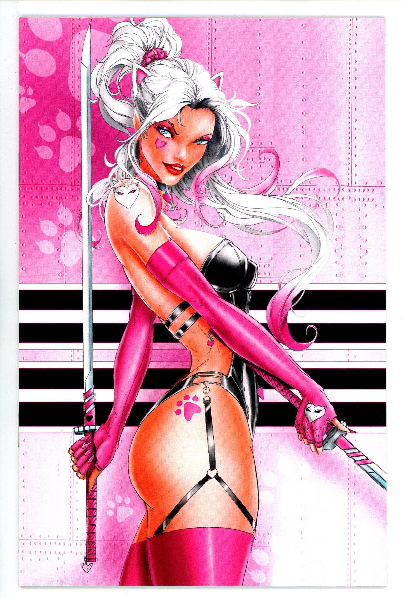Miss Meow 1 VF/NM (9.0) Naughty /100 (2022) Tyndall Virgin Exclusive Variant 
