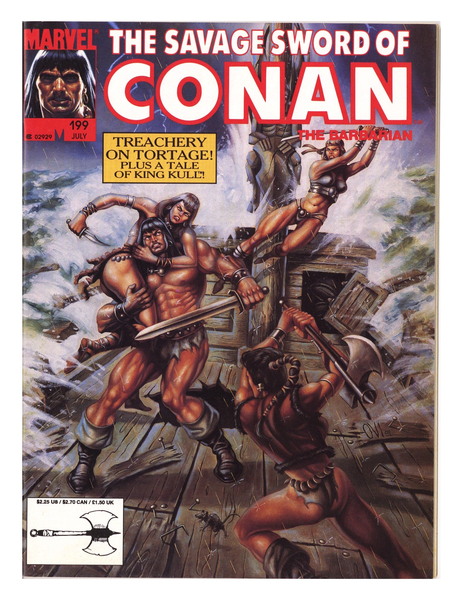 The Savage Sword of Conan Vol 1 199 Mid Grade (1992) 