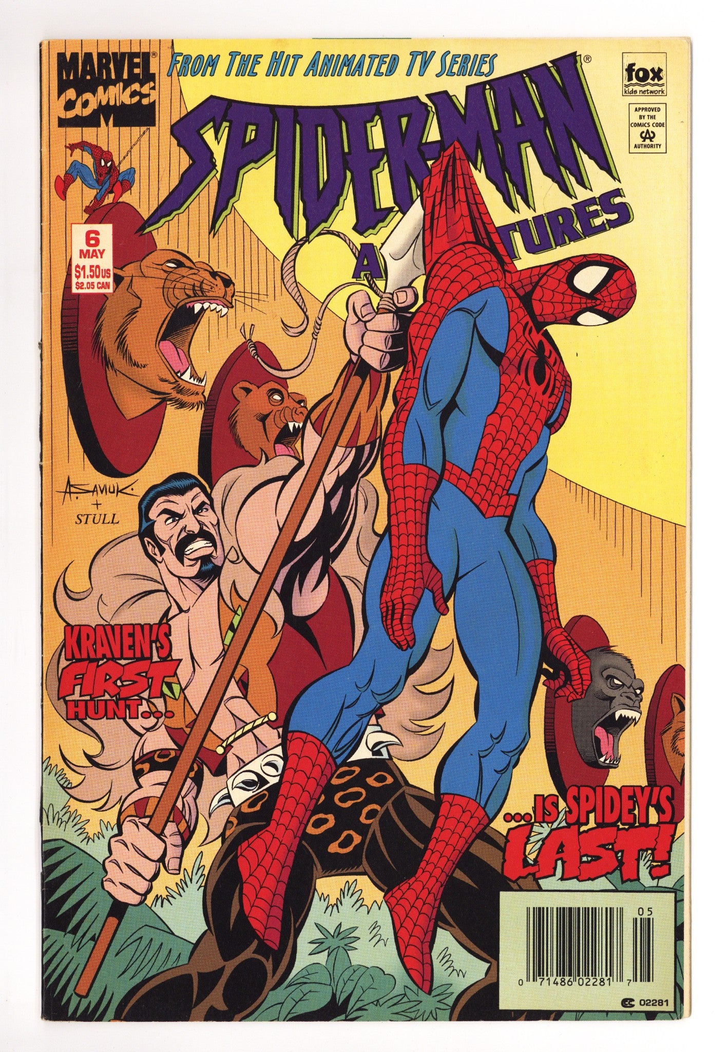 Spider-Man Adventures Vol 1 6 Mid Grade (1995) Newsstand 
