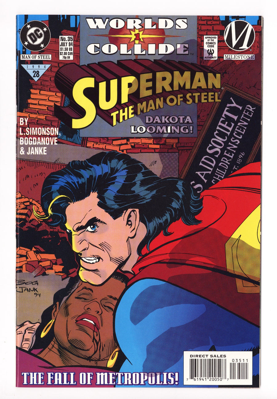 Superman: The Man of Steel 35 High Grade (1994) 