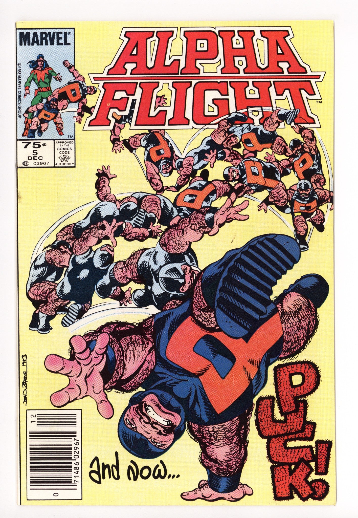 Alpha Flight Vol 1 5 VF- (7.5) (1983) Canadian Price Variant 