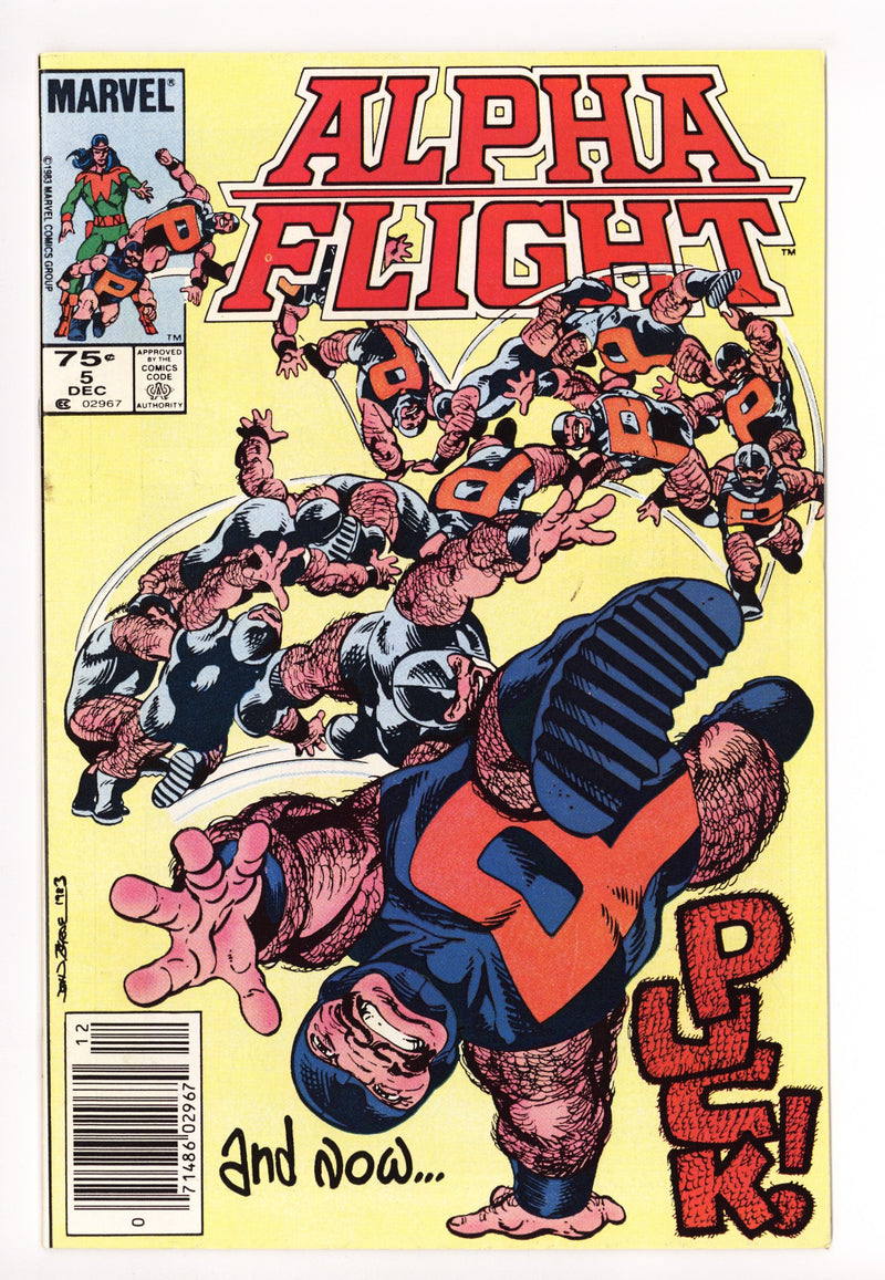 Alpha Flight Vol 1 5 VF- (7.5) (1983) Canadian Price Variant 