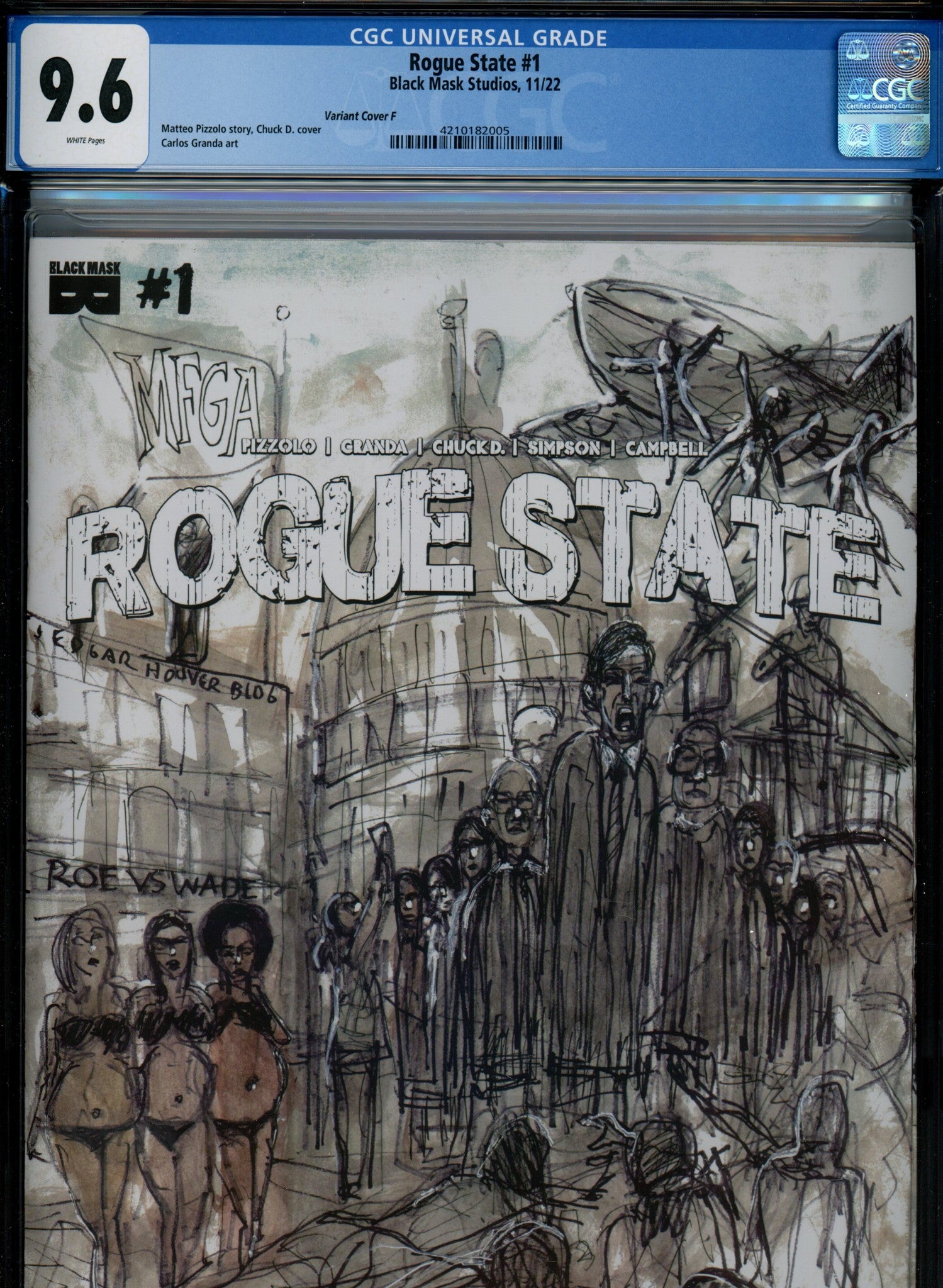 Rogue State 1 D Variant CGC 9.6 (2023)