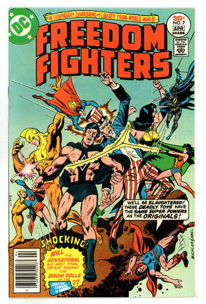 Freedom Fighters Vol 1 7 VF+ (8.5) (1977) 