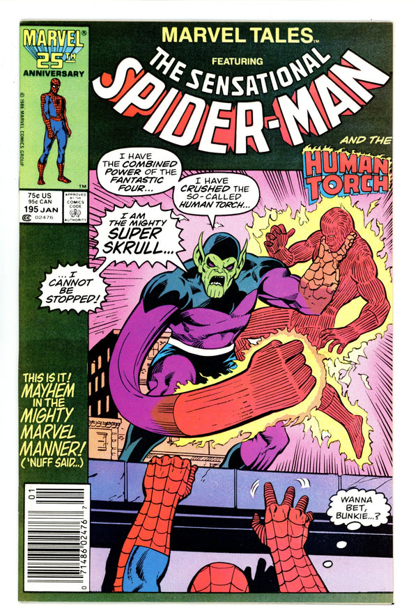 Marvel Tales Vol 2 195 Mid Grade (1987) Newsstand