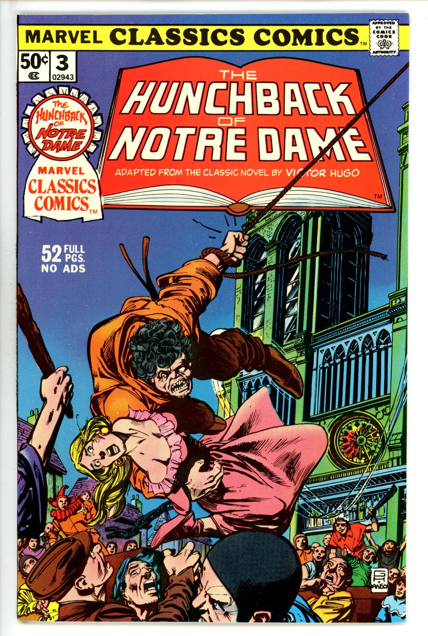 Marvel Classics Comics 3 NM (1976)