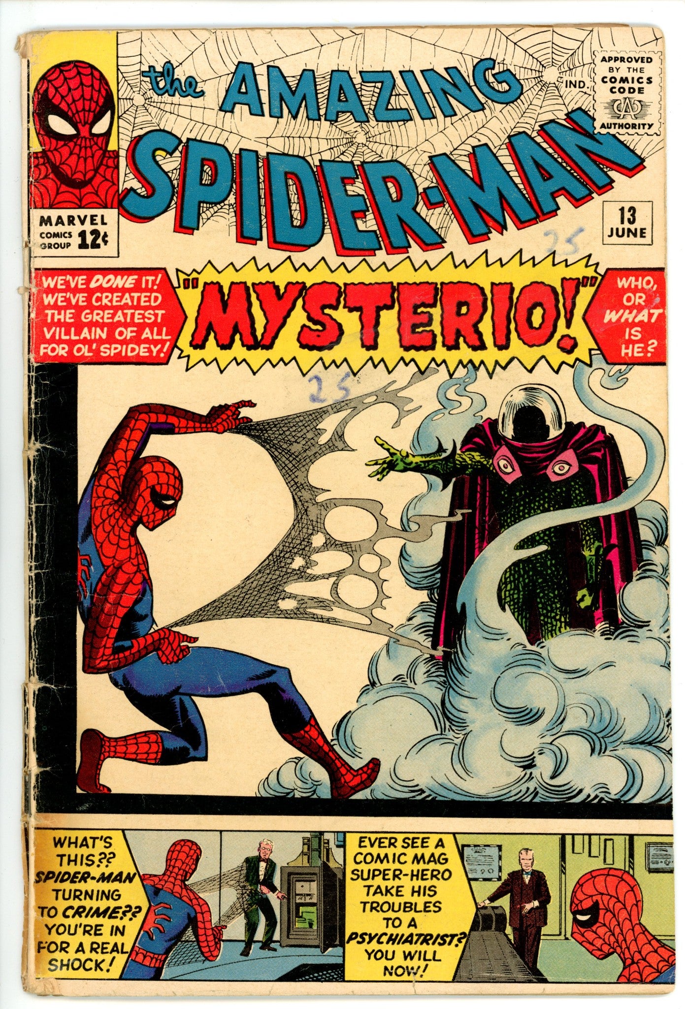 The Amazing Spider-Man Vol 1 13 GD+ (2.5) (1964) 