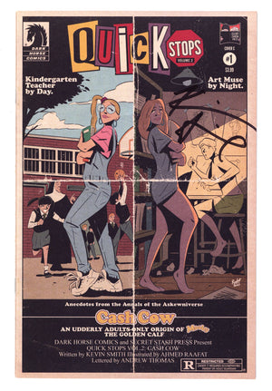 Quick Stops II 1 High Grade (2023) Raafat Variant Signed x1 Cover Kevin Smith