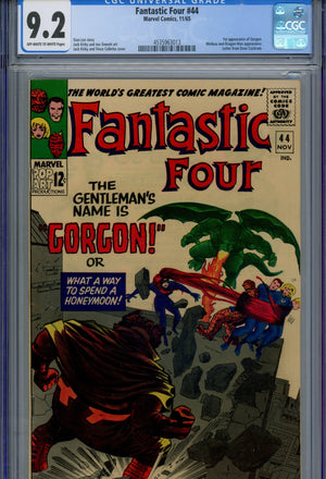 Fantastic Four Vol 1 44 CGC 9.2 (NM-) (1965) 