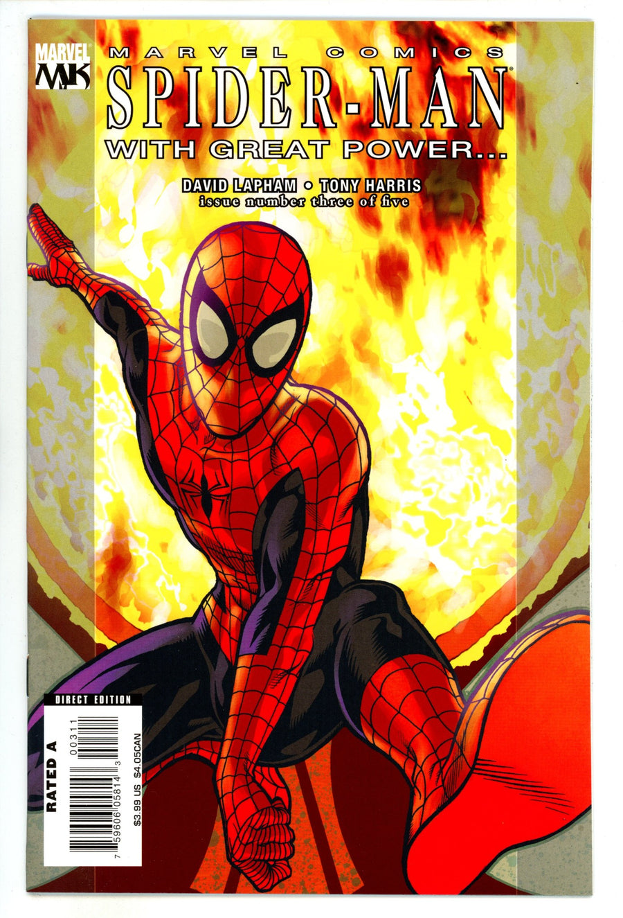 Spider-Man: With Great Power... 3 High Grade (2008) 