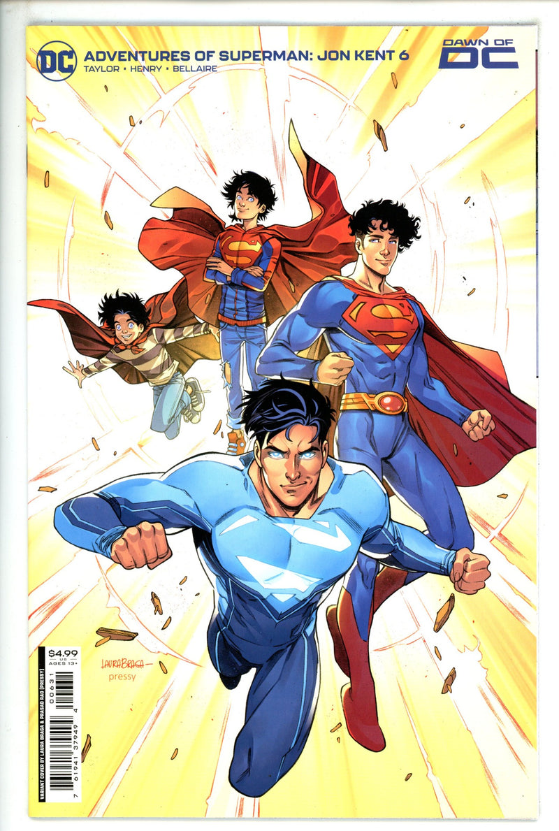 Adventures Of Superman Jon Kent 6 Braga Variant (2023)