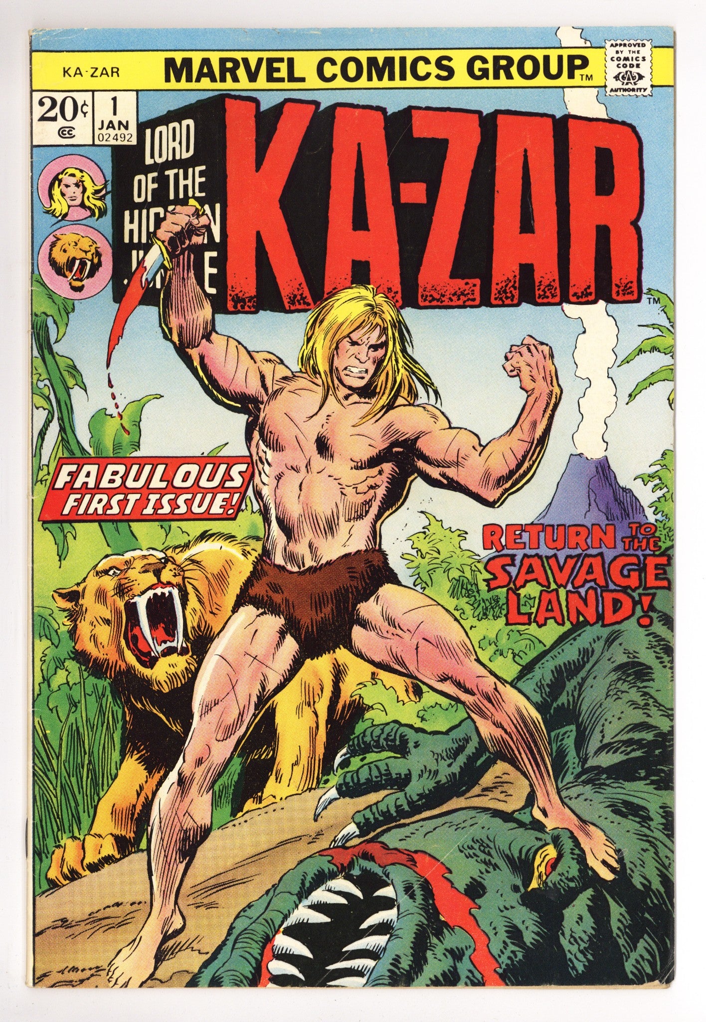 Ka-Zar Vol 2 1 VG/FN (5.0) (1974) 