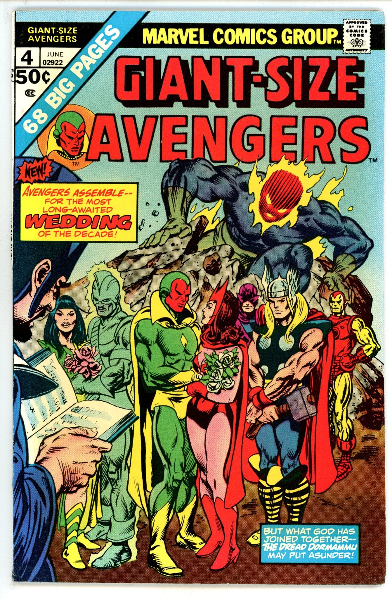 Giant-Size Avengers 4 VF- (7.5) (1975) 