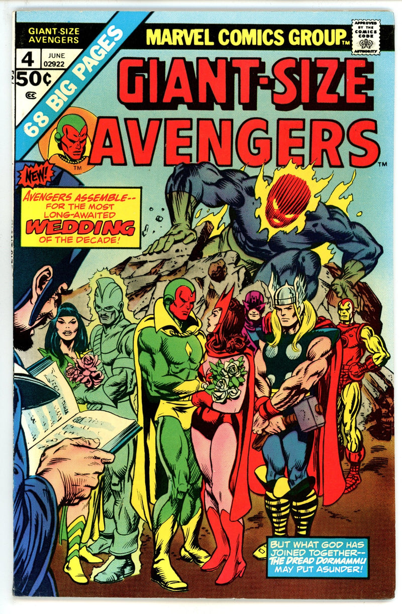 Giant-Size Avengers 4 VF- (7.5) (1975) 
