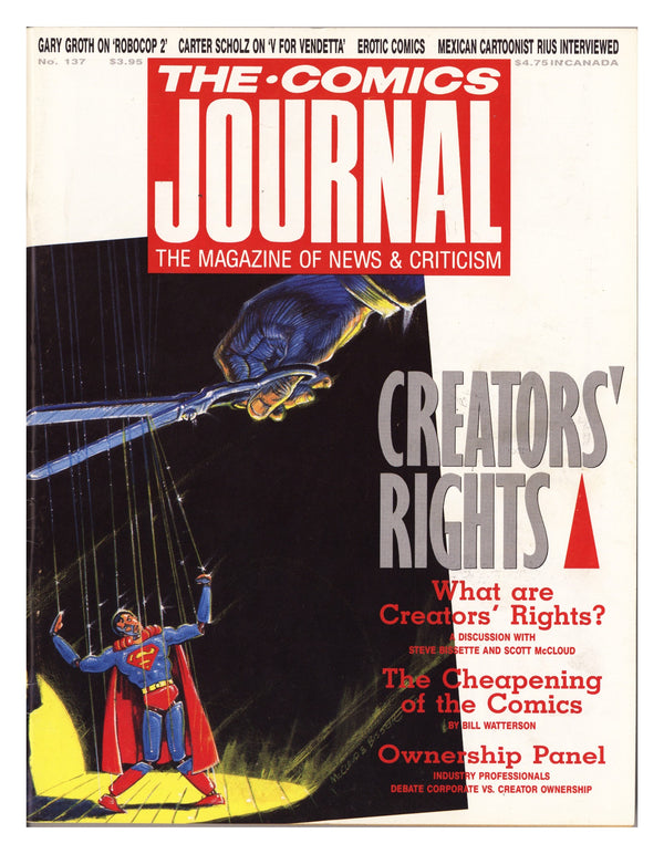 The Comics Journal 137 Low Grade (1990)