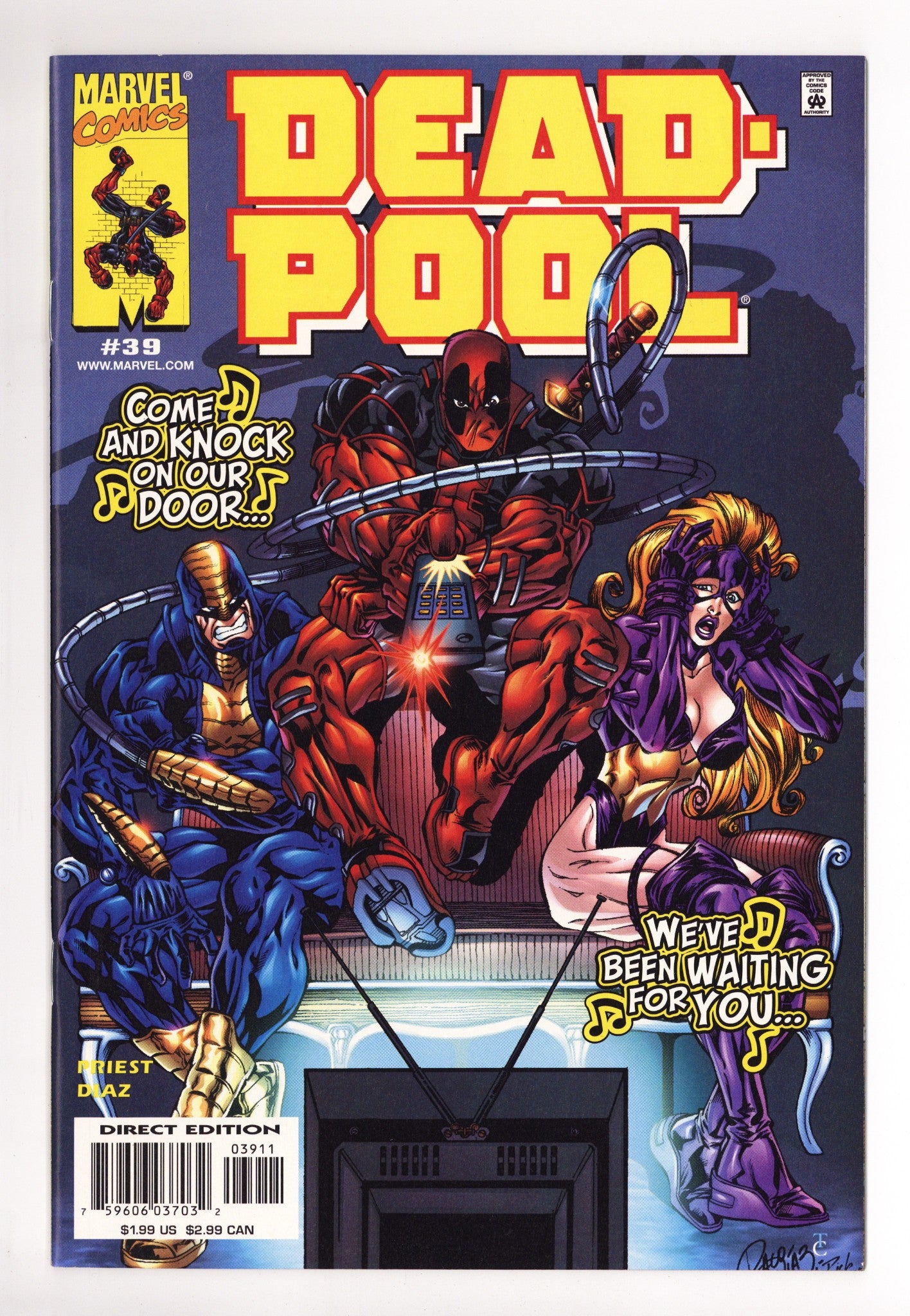 Deadpool Vol 2 39 High Grade (2000) 