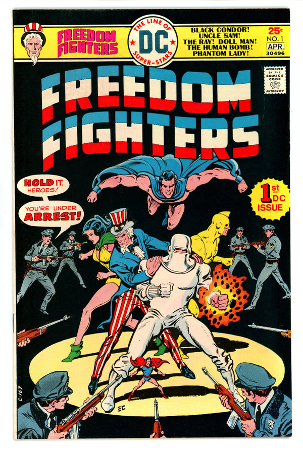 Freedom Fighters Vol 1 1 VF+ (8.5) (1976)