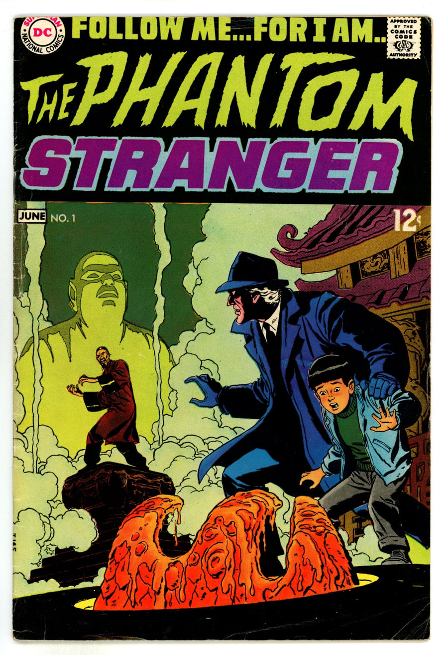 The Phantom Stranger Vol 2 1 GD/VG (3.0) Tape Back Cover (1969) 