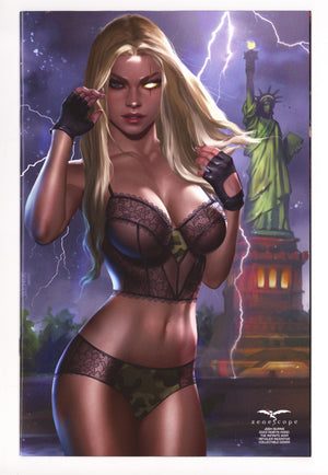 Robyn Hood: Infinite War 1 NM (9.4) (2015) Burns Incentive Variant