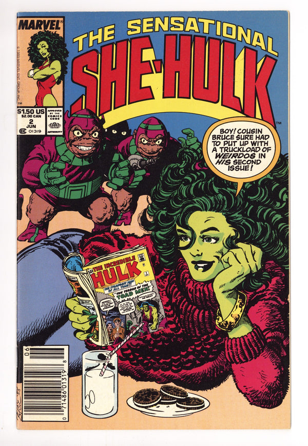 The Sensational She-Hulk 2 Mid Grade (1989) Newsstand