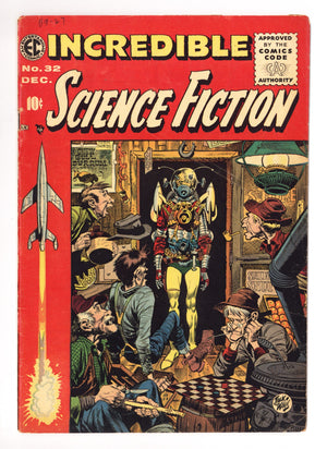Incredible Science Fiction   32  VG+ (4.5)   (1955)