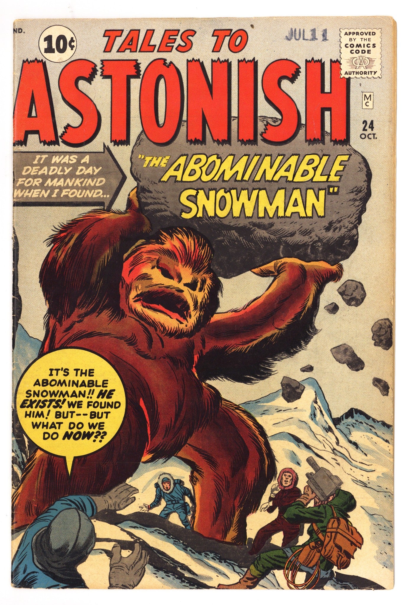 Tales to Astonish Vol 1 24  FN (6.0)   (1961)        