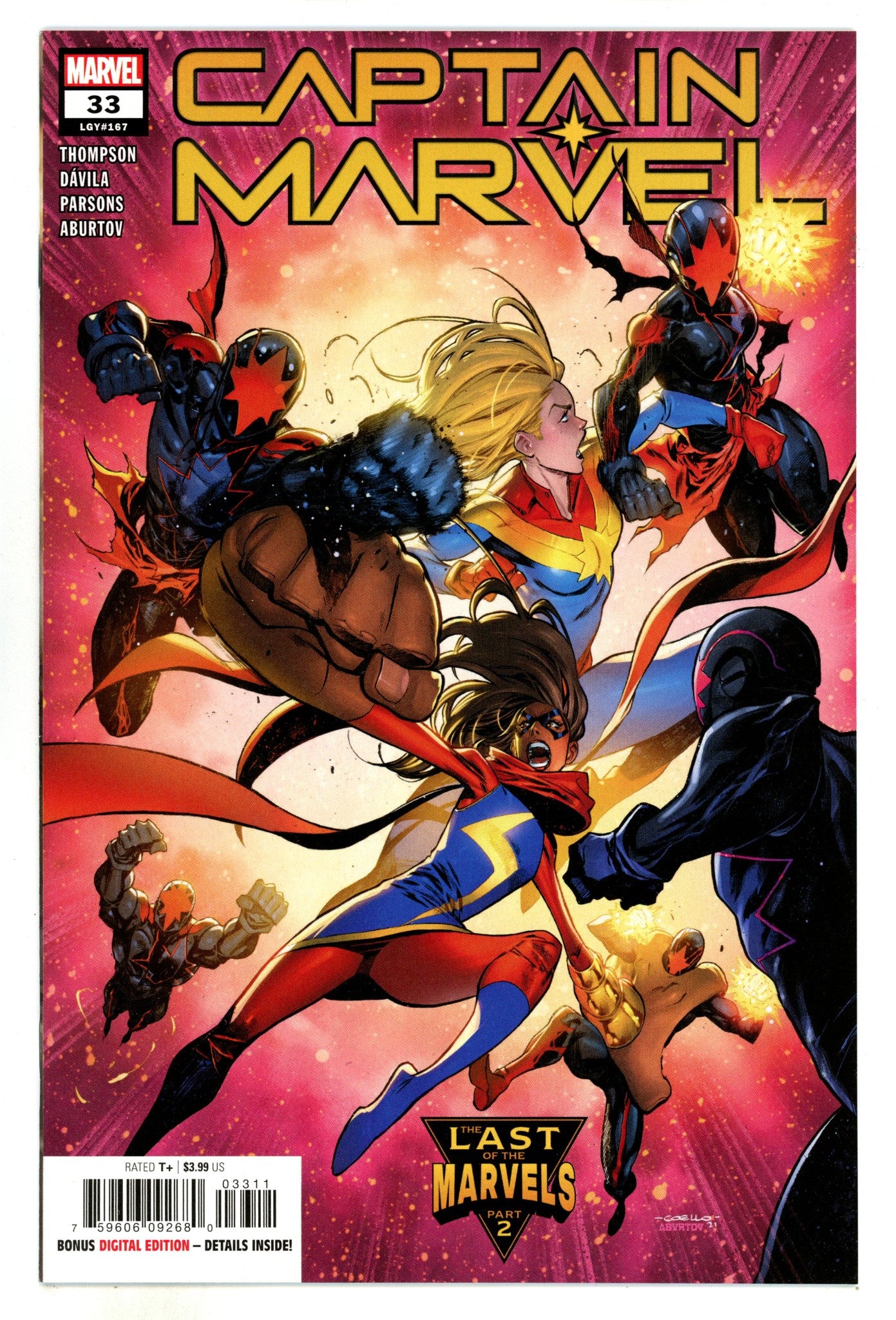 Captain Marvel Vol 11 33 (167) High Grade (2021) 