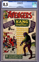 The Avengers Vol 1 8 CGC 8.5 (VF+) (1964) thumbnail