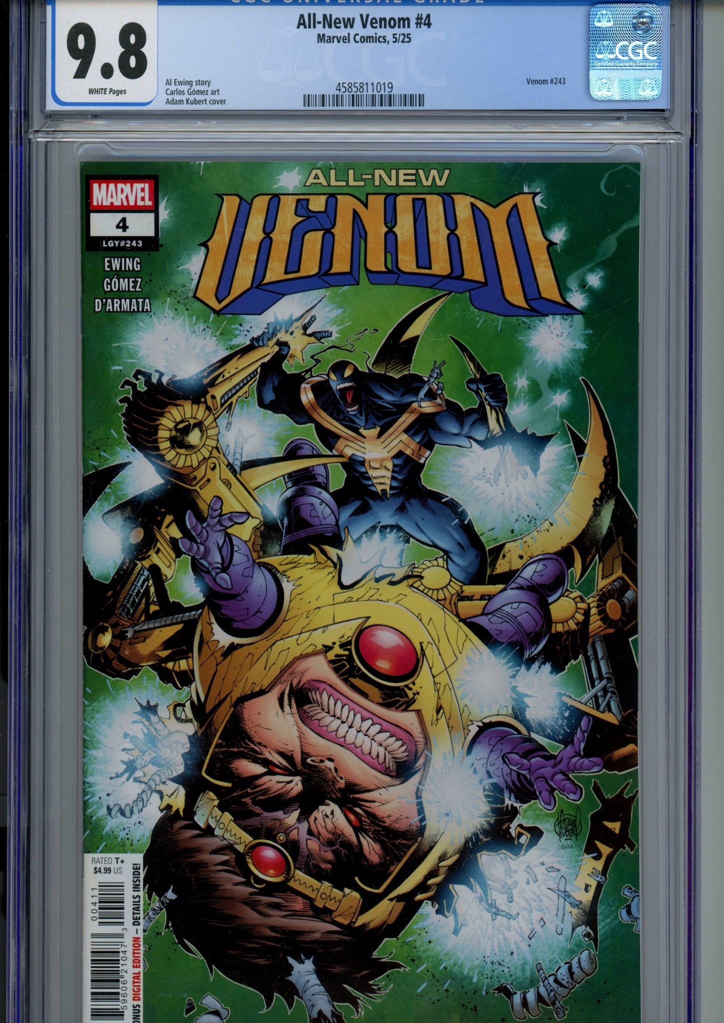 All-New Venom 4 CGC 9.8 (NM/M) (2025) 