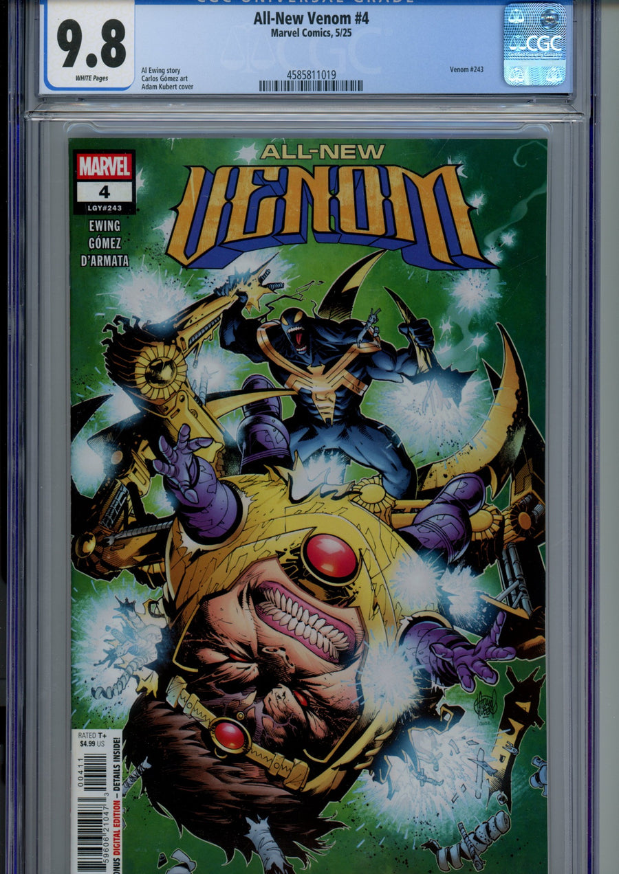All-New Venom 4 CGC 9.8 (NM/M) (2025) 