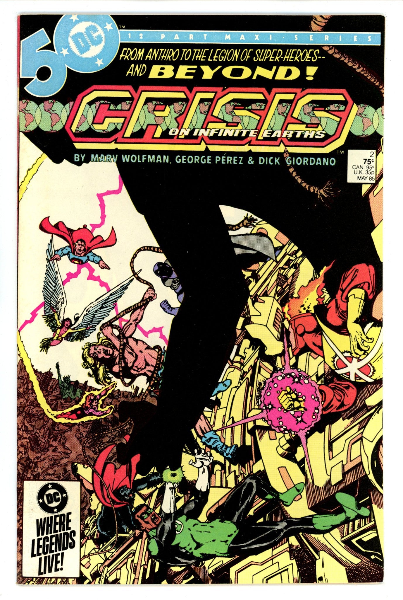 Crisis on Infinite Earths 2 FN/VF (7.0) (1985) 