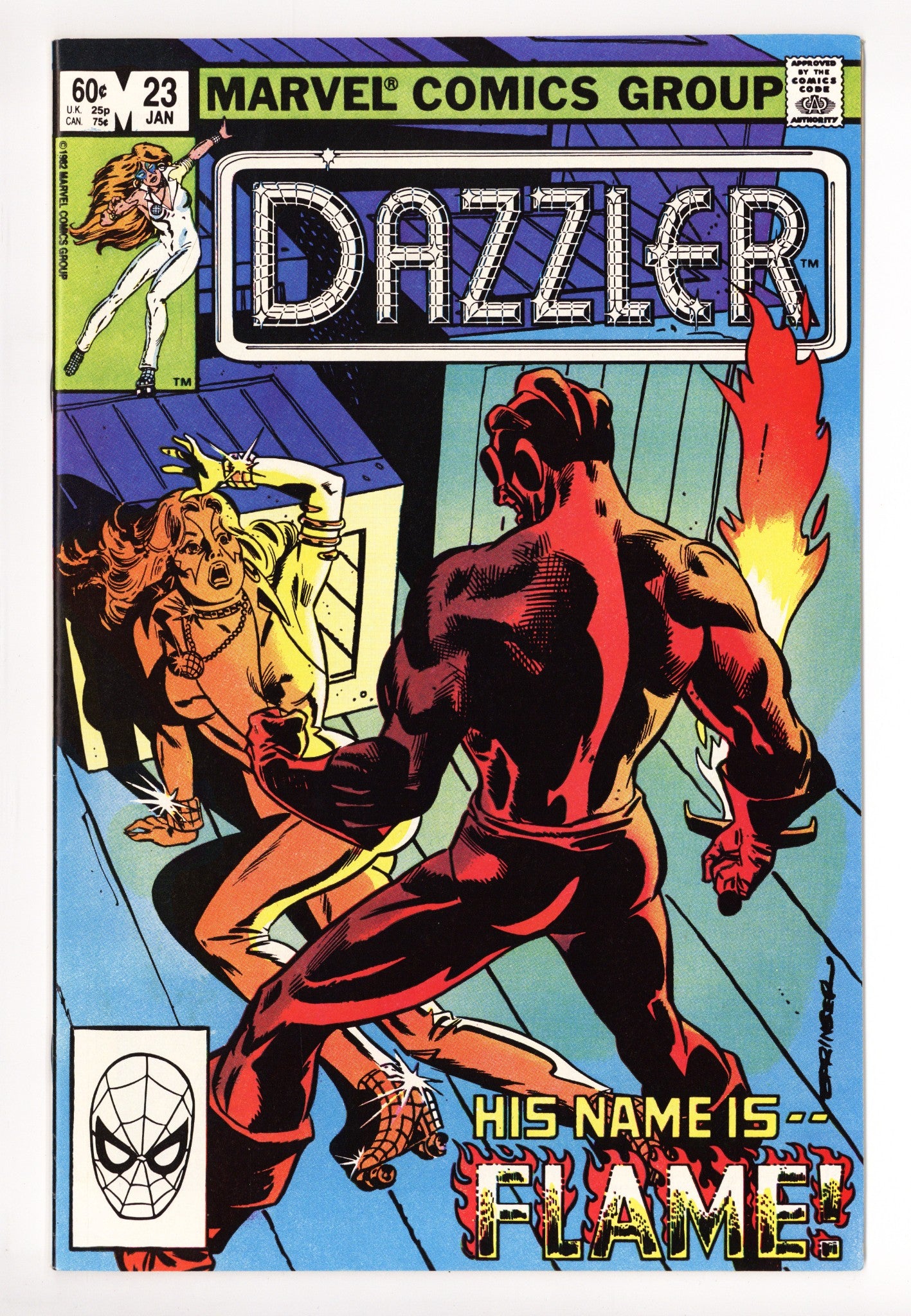 Dazzler Vol 1 23 Mid Grade (1983) 