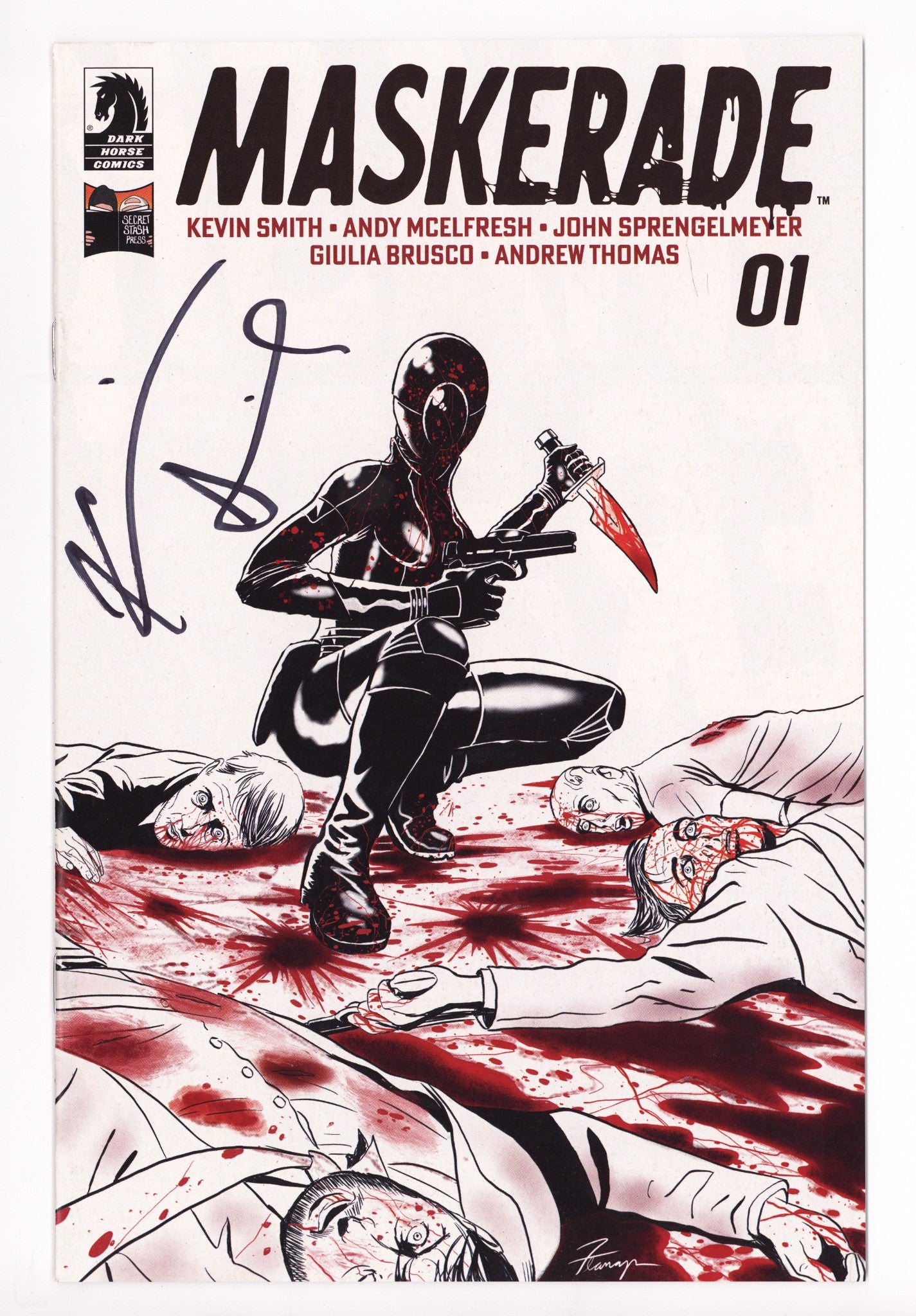 Maskerade 1 High Grade (2022) Flanagan Variant Signed x1 Cover Kevin Smith 