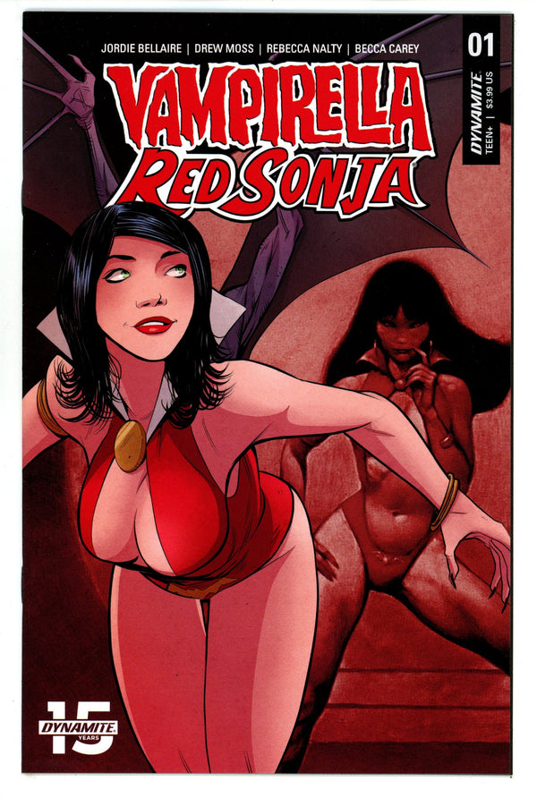 Vampirella / Red Sonja 1 High Grade (2019) Moss Variant