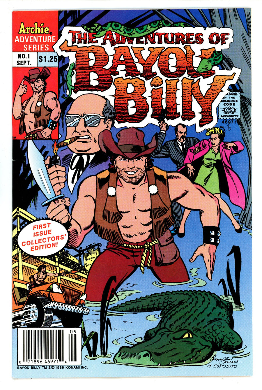 The Adventures of Bayou Billy 1 FN/VF (7.0) (1989) Canadian Price Variant 