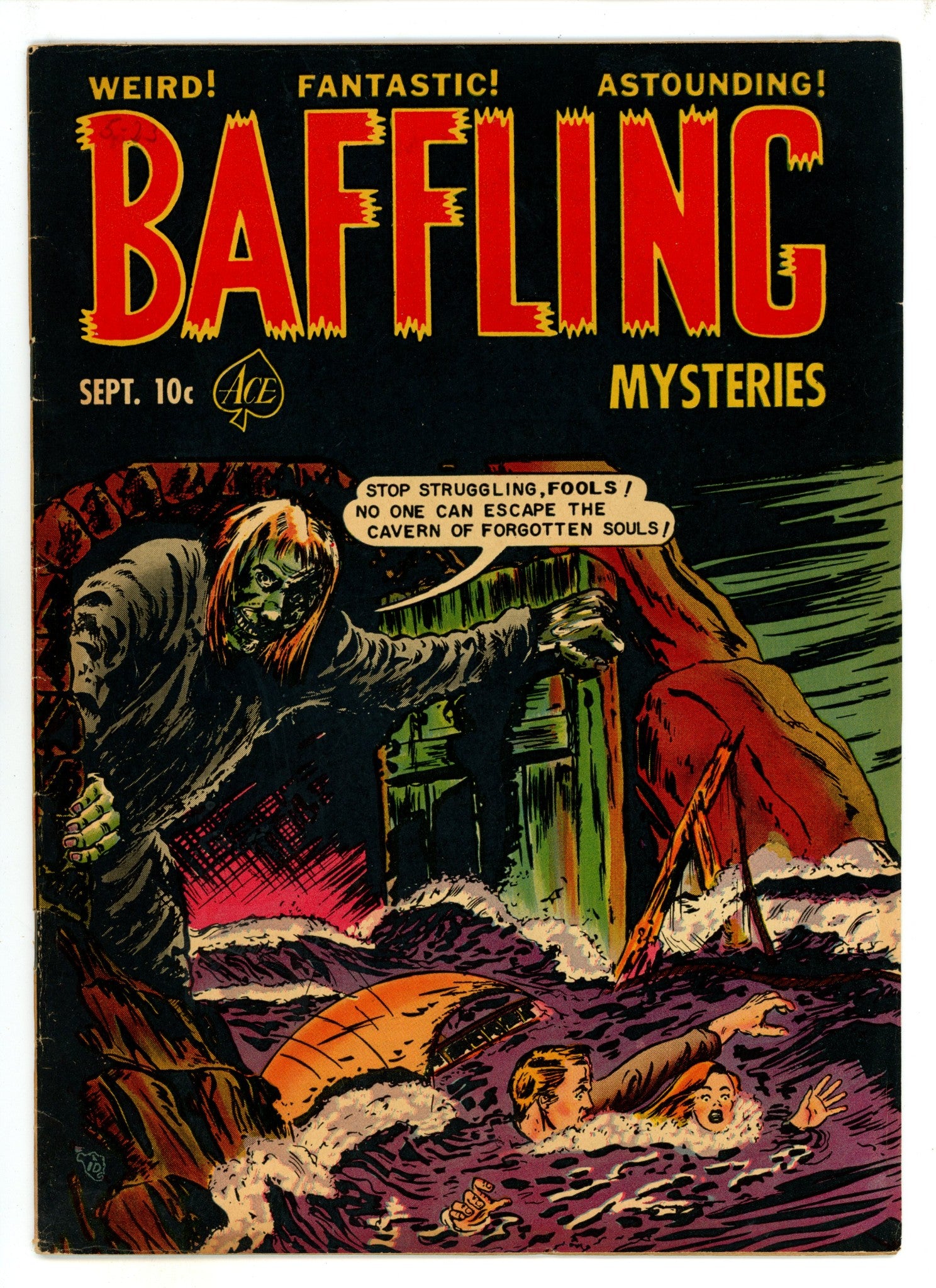 Baffling Mysteries 10 VG/FN (5.0) (1952) 