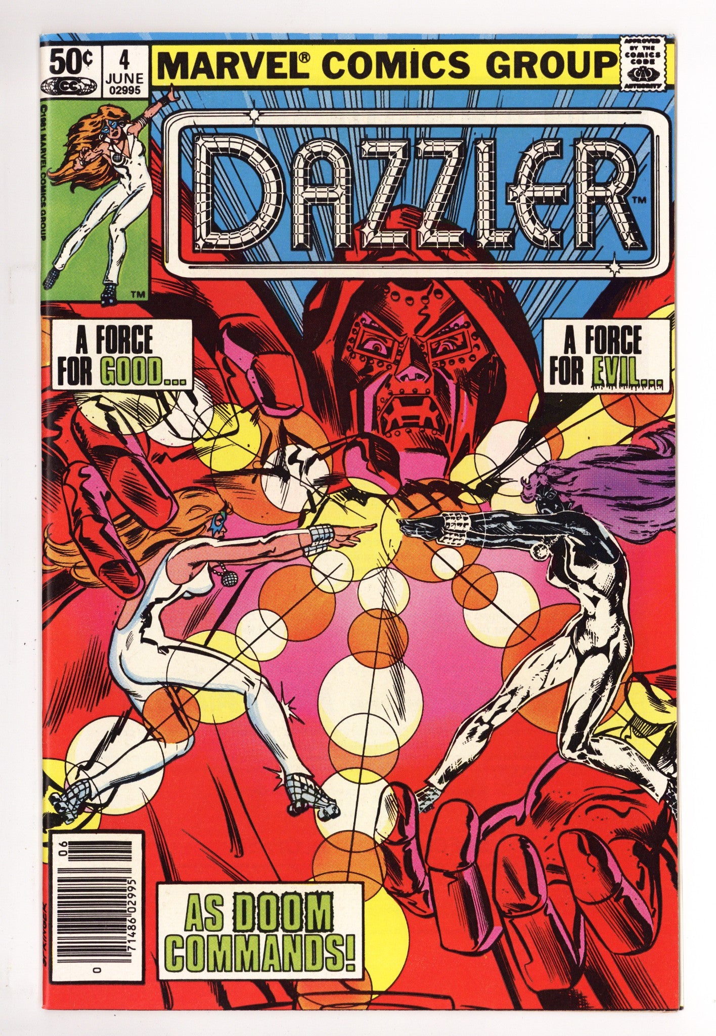 Dazzler Vol 1 4 High Grade (1981) Newsstand 