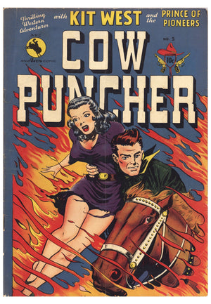 Cow Puncher Comics 5 GD/VG (3.0) Lots of Tape (1948)