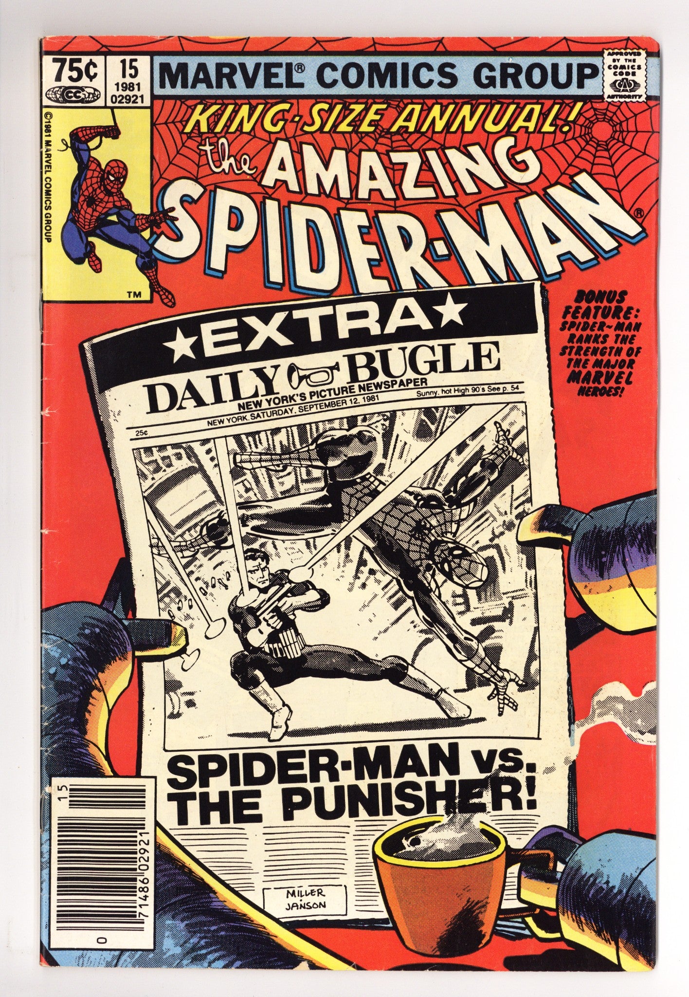 The Amazing Spider-Man Annual Vol 1 15 Low Grade (1981) Newsstand 