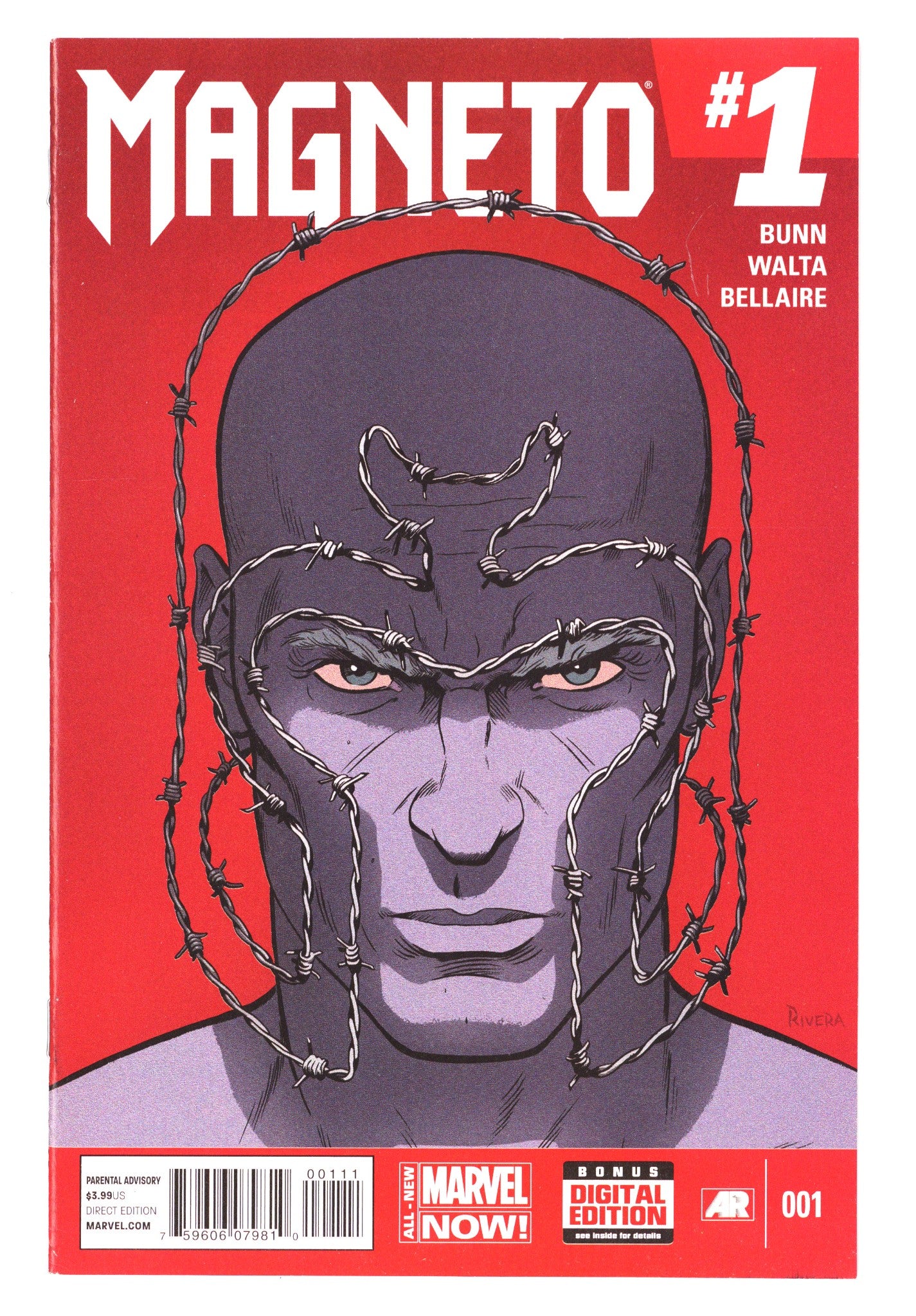 Magneto Vol 3 1 High Grade (2014) 