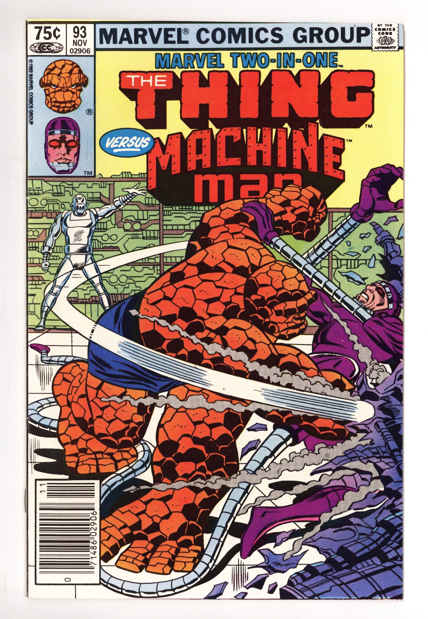 Marvel Two-in-One Vol 1 93 VF+ (8.5) (1982) Canadian Price Variant 