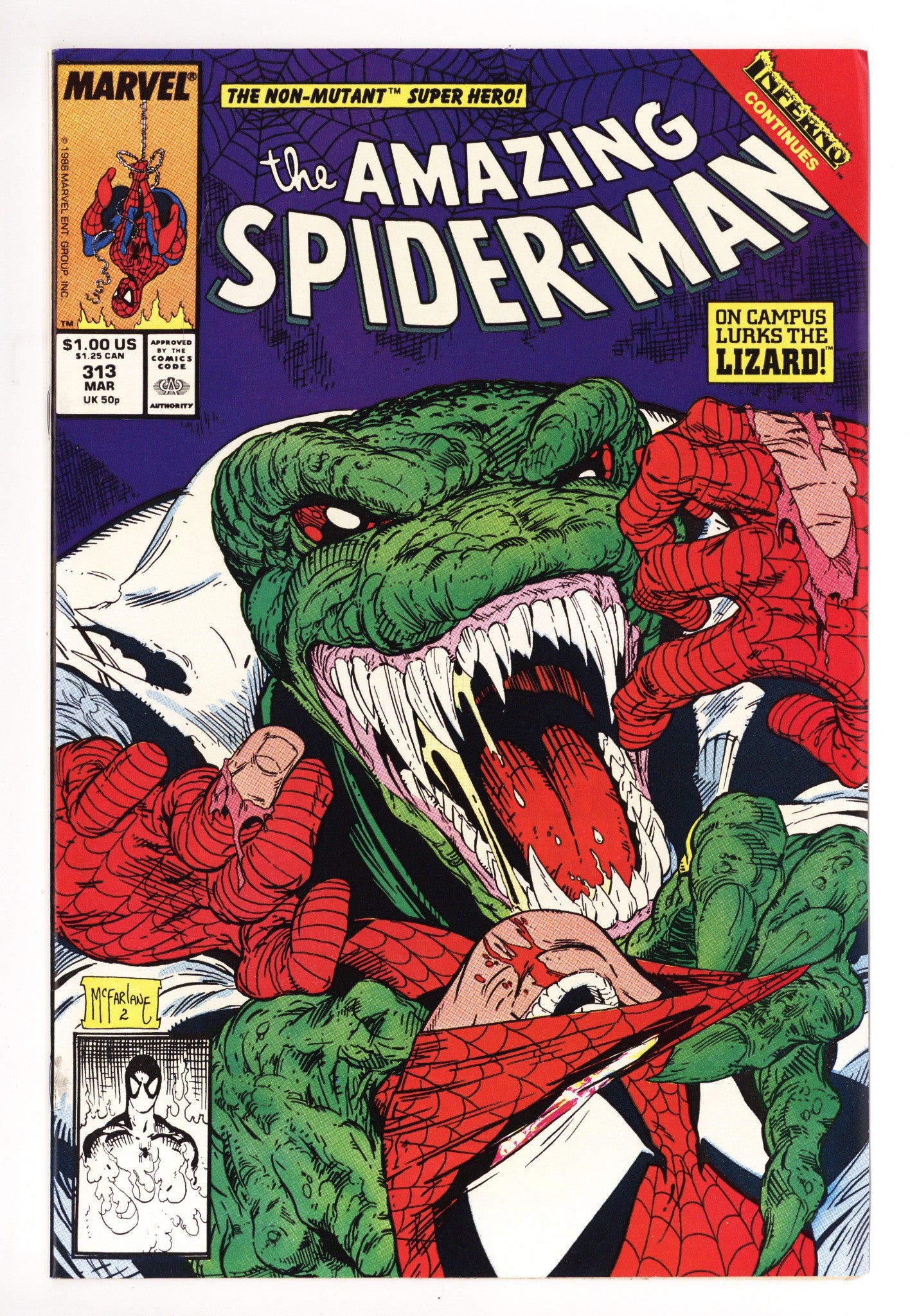 The Amazing Spider-Man Vol 1 313 VF/NM (9.0) (1989) 