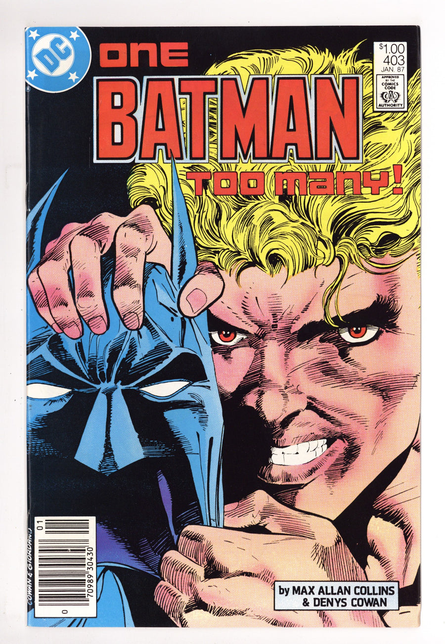 Batman Vol 1 403 VF (8.0) (1987) Canadian Price Variant 