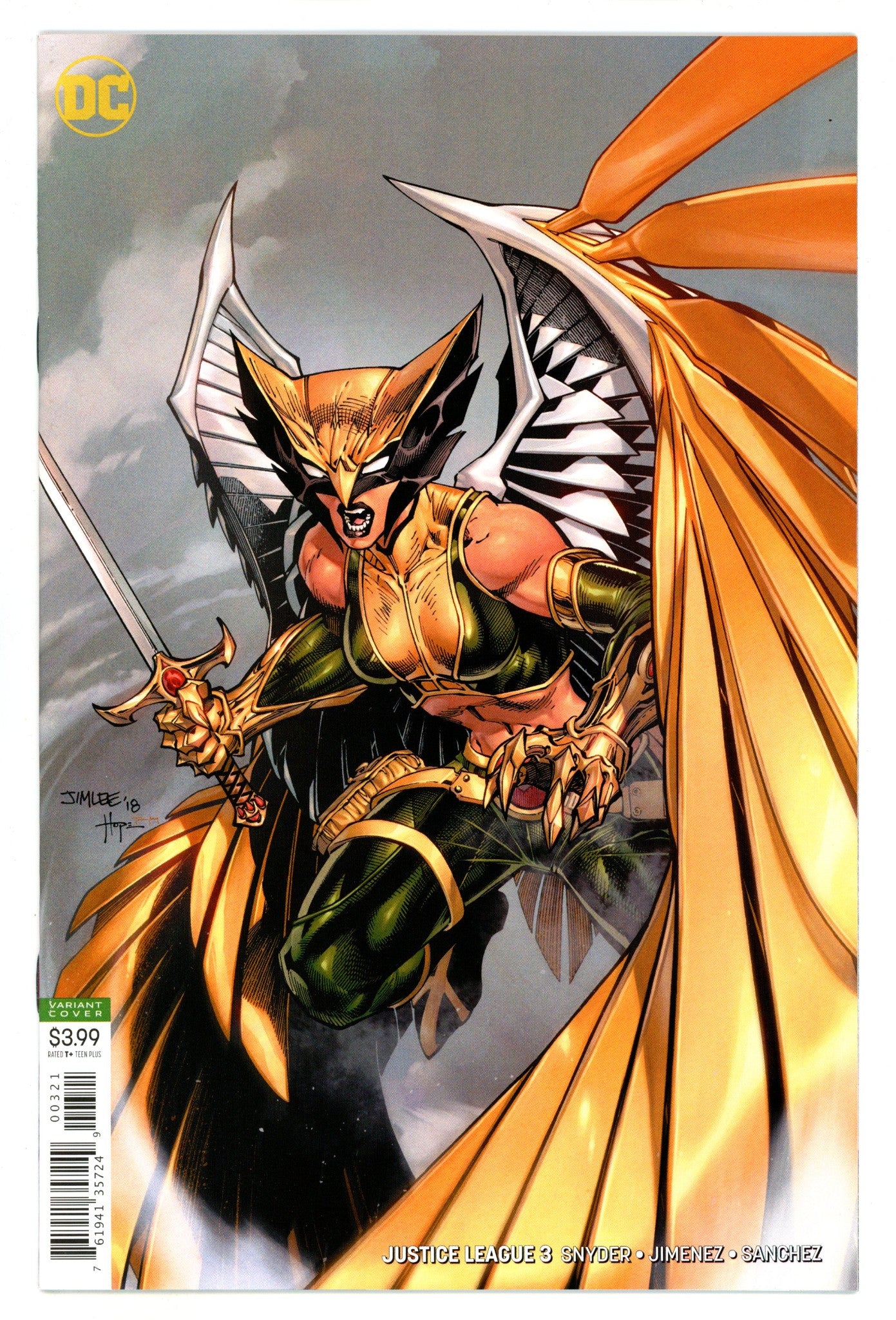 Justice League Vol 3 3 High Grade (2018) Lee Variant 