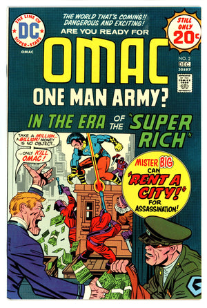 OMAC Vol 1 2 VF- (7.5) (1974)