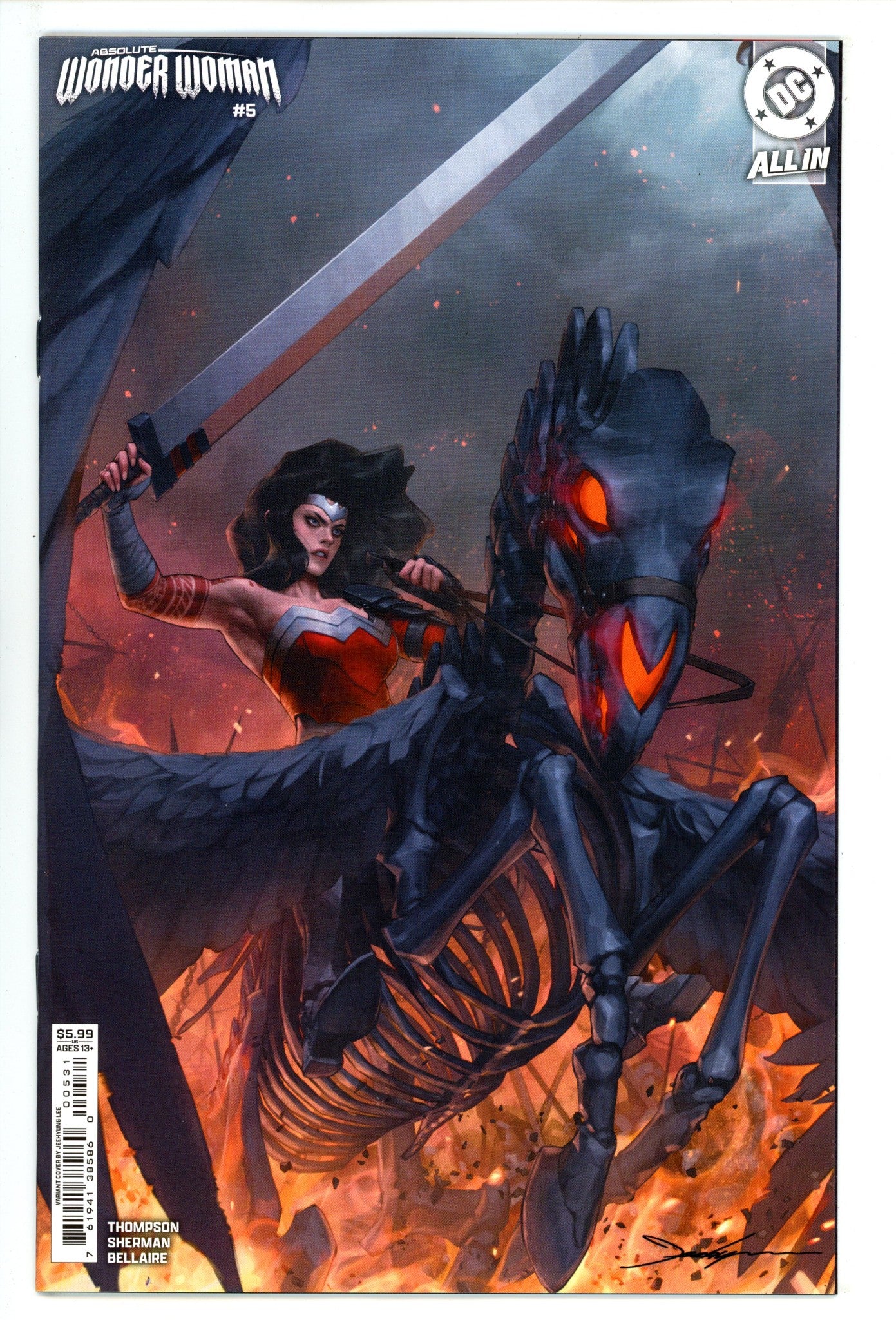 Absolute Wonder Woman 5 Lee Variant (2025)