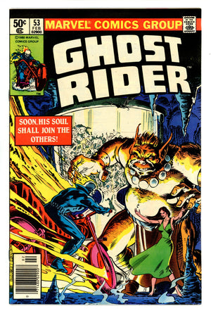 Ghost Rider Vol 1 53 VF- (7.5) (1981) Newsstand