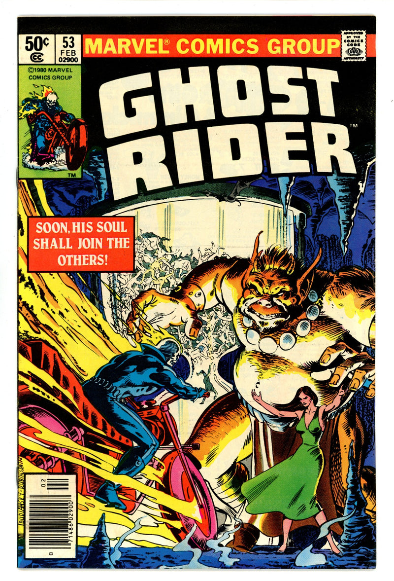 Ghost Rider Vol 1 53 VF- (7.5) (1981) Newsstand