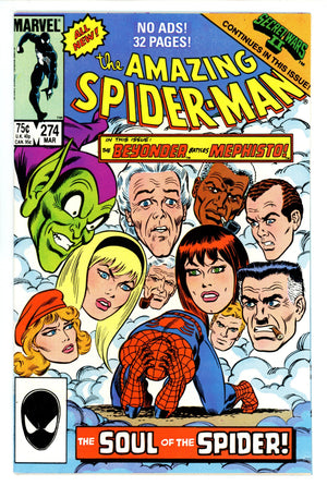 The Amazing Spider-Man Vol 1 274 NM (9.4) (1986)